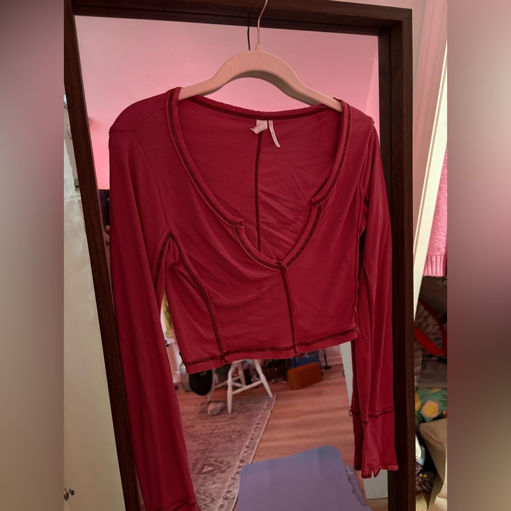 Out from under long sleeve